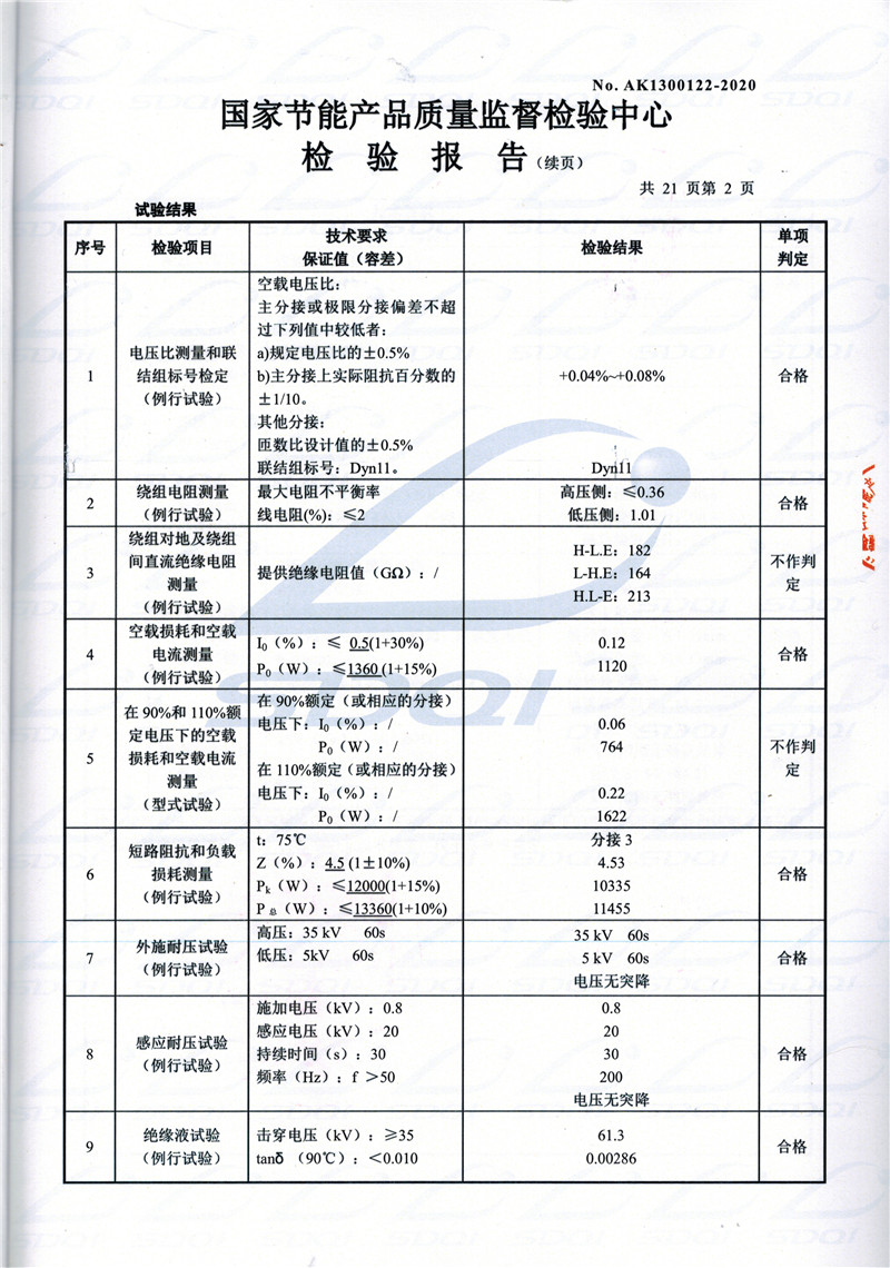 高低压试验报告-S11-1250厦门厦门厦门油浸式变压器-2.jpg